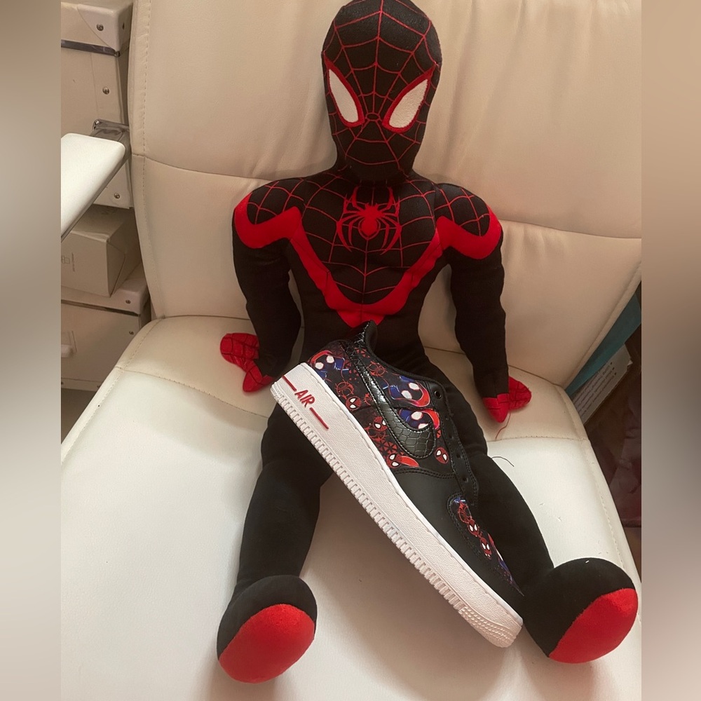 Miles Morales Spider Man Sneakers (Everything is customized and made to order)